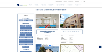 Immobilien Webseite Referenz meissen.online